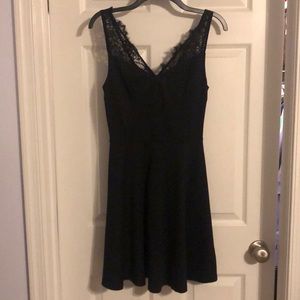 NWT AQUA brand black cocktail dress
